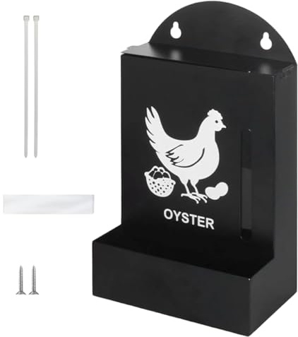 Oxxggkao Weatherproof Poultry Grit Feeders Professional Tall Chicken Grit Container for Precise Distribution of Oysters Shells Easyly Clean Chicken Accessory