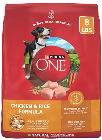 Purina ONE Chicken and Rice Formula Dry Dog Food - 8 lb. Bag