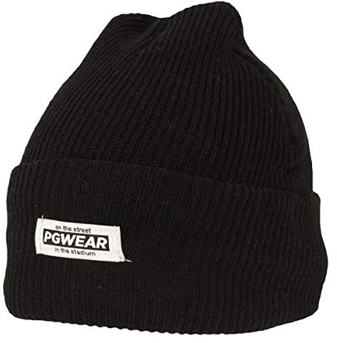PG Wear Strickmütze Troublemaker Beanie schwarz