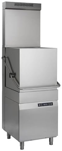 CombiSteel Lave-Vaisselle À Capot Professionnel - 30 Places - Acier, Plastique - Sous Comptoir - Capacité 30 Places Système de Rack Flexible Adoucisseur d'eau Intégré