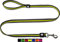 DDOXX Reflektierende Airmesh Hundeleine - 120 cm, Training Führleine Hund mit gepolsterter Handschlaufe für alle Hundegrößen - M (Gelb)