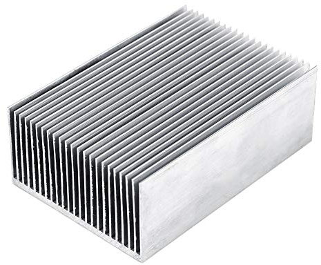 1pc Aluminium-Kühlkörper-Kühlkörper, der mit 100mm (L) x 69mm (B) x 36mm (H) für geführtes Verstärker-Transistor-IC-Modul abkühlt