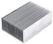 1pc Aluminium-Kühlkörper-Kühlkörper, der mit 100mm (L) x 69mm (B) x 36mm (H) für geführtes Verstärker-Transistor-IC-Modul abkühlt