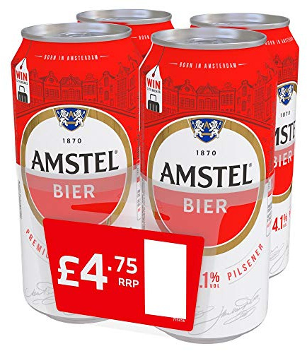 Amstel Beer Premium Lager PM £4.50 (6X4X440ml)