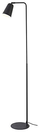 Light & Living Stehleuchte Kiara - Schwarz - 34x23x148cm - Rund - Metall - Stehlampe Wohnzimmer & Schlafzimmer - Stehlampe modern