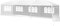 COSTWAY 3x9m Gartenpavillon, Partyzelt mit 5 abnehmbaren Seitenwände, Bierzelt UV Schutz, Gartenzelt faltbar Pavillon