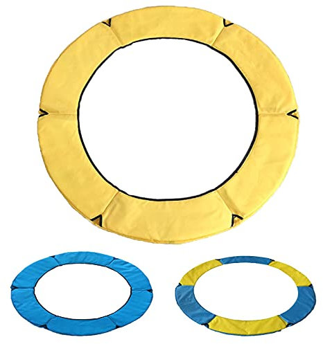 XRDSHY Trampolin Randabdeckung 140cm,Trampolin Randschutz Federabdeckung,UV-beständig Reißfest Randschutz Federabdeckung TrampolinErsatzteil,Yellow