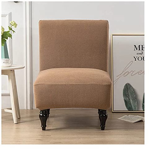 Stretch Sesselbezug ohne Armlehne，Elastisch Sofabezug Sesselschoner Sessel-Überwürfe onhe Armlehnen,langlebig,Jacquard-Stoff, Waschbar,für Wohnzimmer Hotel Haus Esszimmer ( Color : C , Size : 2PCS )