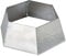 Metal Hexagon Shaped Snowfake Christmas Tree Skirt Steel Ring Collar Base Basket For Holiday Christmas Home Decoration