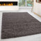 Miovani Hochflor Teppich 60x110 cm Taupe - Besonders weicher Shaggy Teppich in vielen Farben & Größen für Dein gemütliches Zuhause - Teppich Wohnzimmer & Schlafzimmer