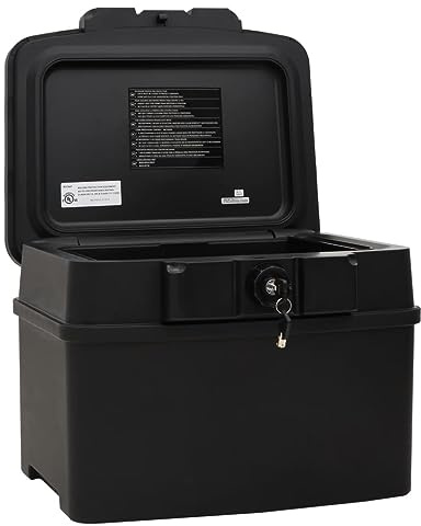 vidaXL Tresor Schwarz 44x37x34 cm