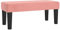 vidaXL Sitzbank Polsterbank Bank Flurbank Bettbank Betthocker Garderobenbank Schlafzimmer Wohnzimmer Eingangsbereich Flur Rosa 70x30x30cm Samt
