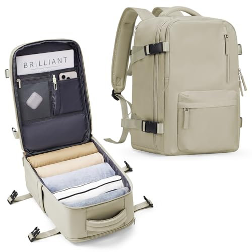 SZLX Zaino da Viaggio Ryanair 40x20x25 Bagaglio a Mano Easyjet Cabina Aereo per Laptop, Impermeabile, Borsa Università Travel Backpack Uomo Donna con Sottovuoto