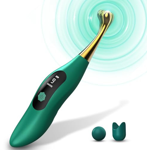 Vibration für Frauen Sex Spielzeug - G Punkt Sex Toys Mit 9 Vibrationmodi Stoßfunktion, Nippel Stimulation Vibrator mit LCD Screen Display, Stimulator Vibratoren für Sie Leise, Sex Toys für Paare
