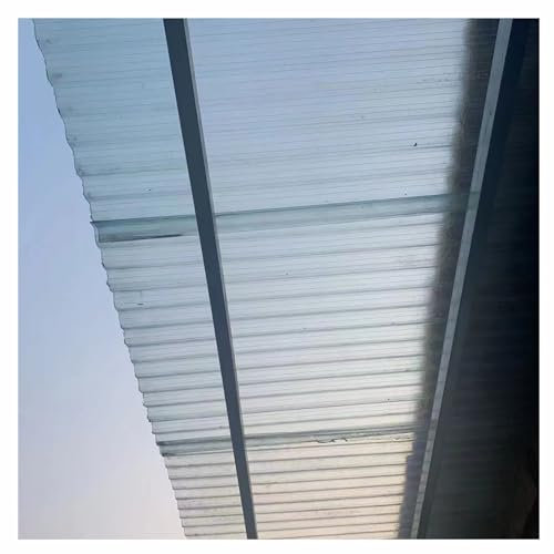 Durchsichtige Dachbahnen, Wandverkleidungsplatten, Dachpaneele for Gewächshausschuppen, Dachziegel for Seitenpaneele, breite Tageslichtpaneele aus Fiberglas mit einer Breite von 90 cm (Color : Thick
