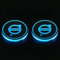 2 Pcs LED Car Coaster for Volvo V40 Hatchback 2012-2020,Cup Holder Lights Anti Slip Shockproof USB Charging Interior Atmosphere Lamp Decoration Car Accessories