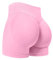 ZAAYO Short de sport pour femme - Effet fesses rebondies - 4,5 - Sans coutures - Sans coutures, Rose, S