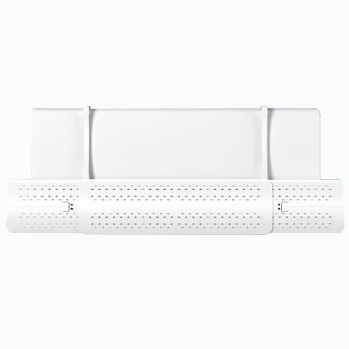 Kit Ventana Aire Acondicionado de Aire Montado en la Pared, Deflector Aire Acondicionado de Una Pieza sin Instalación, Retráctil, Ajustable a 180°, Diseño de Orificio Denso, para el Hogar
