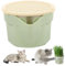 Katzengras -Pflanzer 3,5 Zoll Kunststoffhydroponic Cat Grass Cup Box Leicht zu züchtungsfreies wiederverwendbares Weizengras -Wachstumskit -Sprouter für Innenkatzen, Katzengras -Kit, Cat Grass Cup