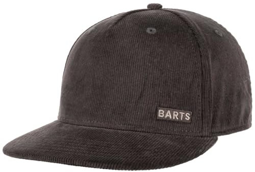 Barts Tenkan Flat Brim Cordcap Basecap Baseballcap Baumwollcap Cap (One Size - dunkelgrau)