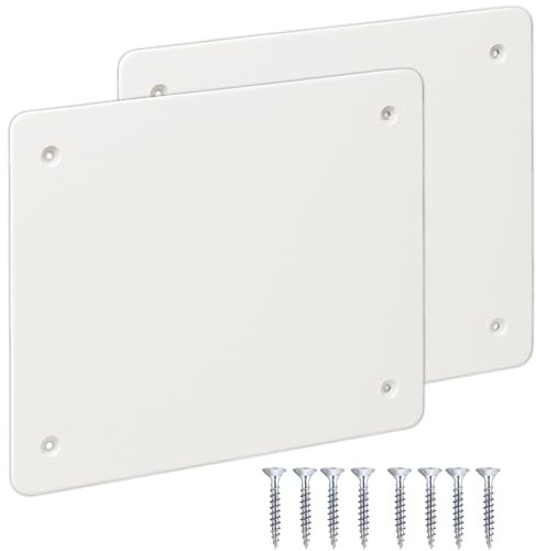 2 couvercles pour boîte de dérivation – couvercle de boîte électrique d'extérieur – couvre-tableau électrique – disponible en plusieurs dimensions (160 x 130 mm)