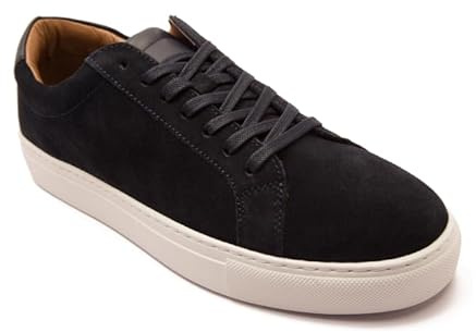 Thomas Crick Evers Men’s Casual Low-Top Trainers | Comfortable Lace-Up Leather/Suede Sneakers for Everyday Walking