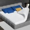 CloudÉtoile Matratzentopper 90x200cm Memory Foam - Bequeme Matratzen Topper mit 5cm Visco-Schaum Ergonomische Unterstützung für Boxspringbett Wohnmobil Schlafsofa Antirutsch-Bänder CertiPUR-EU Öko-Tex