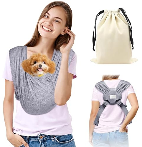 Healife Hunde Tragetasche, Hundetasche für kleine Hunde 5kg, Hundertucksack bis 15 kg, Hundertucksack bis 10kg, Tragetasche Hund, Hundetragetasche bis 10kg - Verstellbarer Riemen