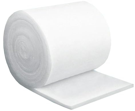 filtre à air en coton, filtre climatisation gainable, épaisseur 5 Mm, 10 Mm, 20 Mm, Pour Purificateur D'air, Conduit De Climatisation, Filtration De Dépoussiérage In(Size:1x20m（3.28x65.6ft）,Color:5mm)