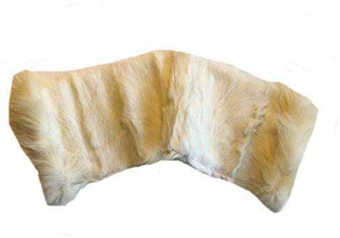 Mala Alisha ** FELLKRAGEN (Collar) LA RICA ** white creme * NP € 179 ** NEU