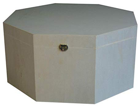 GRECA Caja Sombrerera. En madera de chopo en crudo. Se puede pintar. Medidas: 40 * 40 * 20 cms.