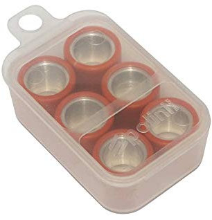 POLINI Galet maxiscooter 19x17 5,5g Hi-Speed pour Yamaha 125 Xmax 2006+-MBK 125 skycruiser 2006+ (Jeu de 6) (242.095)