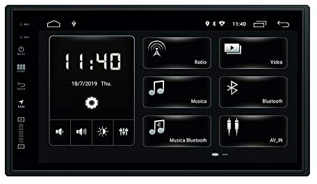 PHONOCAR VM002E Android Monitor Touchscreen 6.95 Mappa Europa Inclusa