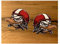 24/7stickers #682 / 2X Adler Aufkleber je 9x7,5cm Racing Biker Motorrad Sticker Tank Oldtimer Oldschool Vintage Custom Bike