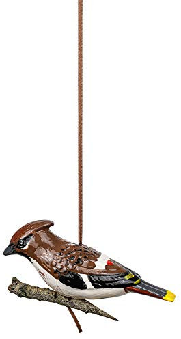 Manufaktur-Lichtbogen Heimische Vögel aus Keramik - Vogelart zur Auswahl Seidenschwanz
