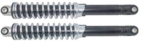 IMCA Federbeine Stossdämpfer 340mm für Moped und Mofa-Zubehör, Schwarz, Heck, Stoßdämpfer