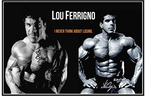 BLAIISRY Lou Ferrigno Bodybuilding Bild Wandkunst Poster Leinwanddruck Wohnzimmer Wohnkultur Jw483Xs 40X60Cm Rahmenlos