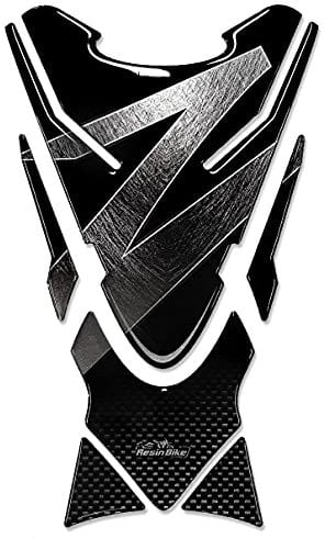 Resin Bike Aufkleber für Motorrad Kompatibel mit Kawasaki Z750 e Z1000. Tankabdeckung vor Stößen und Kratzern. 3D-Harzklebstoff. Motorrad-Gadget - Stickers - Made in Italy