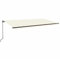 vidaXL Gelenkarmmarkise Einziehbar Markise Balkonmarkise Sonnenmarkise Sonnenschutz Sichtschutz Terrasse Garten Balkon 600x350cm Creme