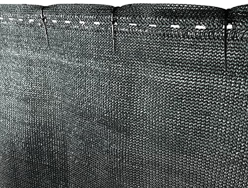 Gartenzaun Sichtschutznetz 1,2 x 25 m - anthrazit - Zaunblende Schattiernetz Tennisblende
