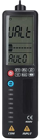 Multimetro intelligente, tester di frequenza della resistenza del rilevatore di tensione del multimetro intelligente digitale a doppia modalità LCD senza contatto