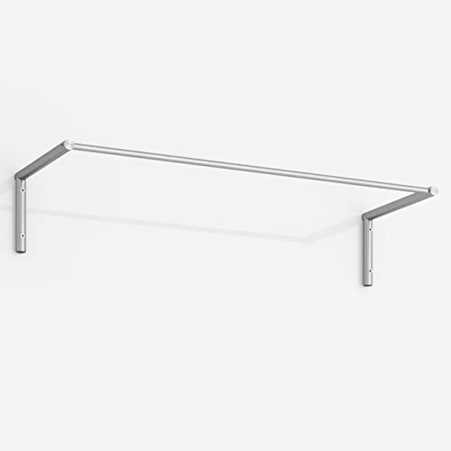 Wandgarderobe Edelstahl 100 cm breit - PHOS Design