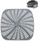 Air Fryer Liner Reusable for Ninja Foodi Health Grill and Air Fryer AG301UK, Non-Stick Air Fryer Mat Accessories, Silicone Replacement for Paper Liner, BPA Free & Easy Clean, 21cm x 22cm (Grey)