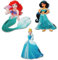 Mono-Quick Disney Prinzessin Set 3 Stück - Aufnäher, Bügelbild, Aufbügler, Applikationen, Patches, Flicken
