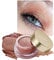 Oulac Glitzer Lidschatten Pfirsich| Hochpigmentierter Creme-Lidschatten| Wasserfest & Langlebig| Metallisch schimmernde Finish| Verblendbar & Faltenfreies Augen-Makeup|Vegan |06g (08)