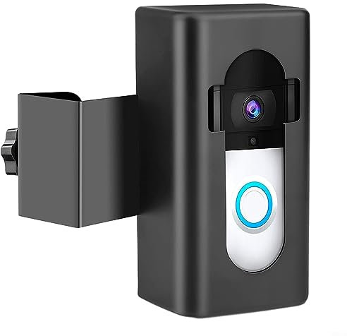 Video-Türklingel Faltbare Halterung, Anti-Diebstahl-Video-Türklingelhalterung, Vollschutz für Ring-Türklingel-Montagehalterung, kein Bohren Halterung Befestigung