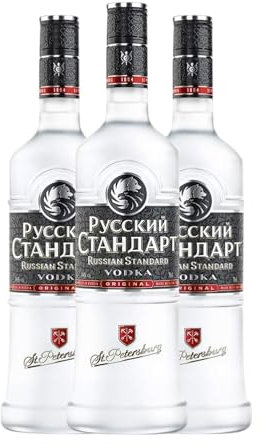 Vodka Russian Standard 70 cl (Caja de 3 Botellas de 70 cl)
