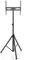 COSTWAY Support TV sur Pied Universel Pivotant pour TV 21’’ à 47’’ LCD LED Plasma, Hauteur Réglable, Trépied Pliable, Pied TV Antidérapant en Métal, Charge Max 35kg, pour Chambre, Salon, Bureau