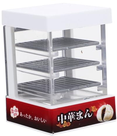 TOYANDONA Miniatur Brot Präsentationsschrank Mini Isolierter Schrank Für Puppenhaus-szenenmodell Für Präsentation Von Miniaturlebensmitteln