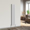 NRG Vertical Oval Column Radiator Bathroom Central Heating White 1800x354mm Double Panel Radiators